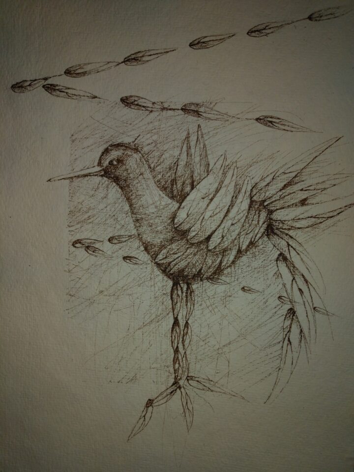 Zeichnung Aus der Serie Der Wald 2