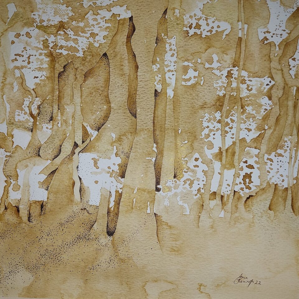 Aquarell Der Weg